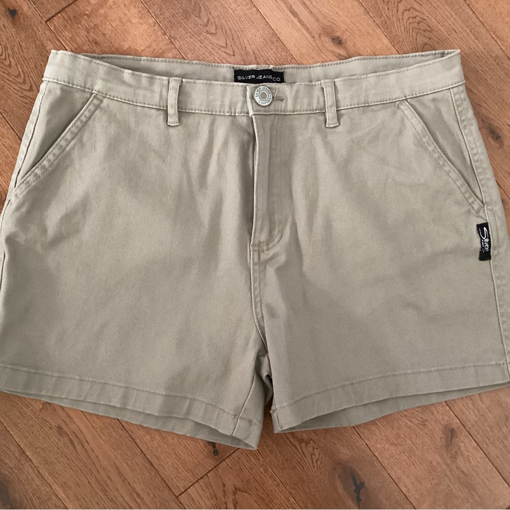 Silver shorts size 8.  -1